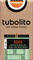 tubolito Tubo-S-Road-700C cámara de aire 28" modelo 2025 - black/18/32-622 SV 42 mm/Válvula Presta (SV)/18-622 hasta 32-622/42 
