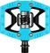 crankbrothers Pedales de clip/plataforma Double Shot 2 - blue-black