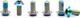 OAK Components Juego de Tornillos de titanio M5x10 para Disco de freno 6 agujeros - oilslick