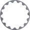 e*thirteen Helix R Guidering Direct Mount Kettenblatt - naranja/32 Z