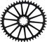 Garbaruk Oval Chainring AXS Road/CX SRAM Direct Mount 8-Hole Single Speed - black/46 