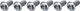 ASHIMA AiRoToR ARO-08 6-Bolt Brake Rotor - silver/140 mm