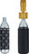 Peaty's Holeshot CO2 Tyre Inflator Kit CO2 cartridge pump + 16 g cartridge - bourbon