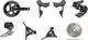 SRAM Groupe Rival eTap AXS HRD FM 2x12 vitesses 35-48 - black/SRAM XDR/10-36/SRAM XDR/À braser/172,5 mm/sans