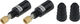 CONTEC Adaptador de válvulas para montaje Tubeless FastAir TL Road - 2 piezas - negro