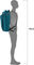 ORTLIEB Vario Lite QL2.1 22 L Backpack-Bicycle Bag Hybrid - petrol/22 l