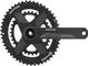 Rotor VEGAST Kurbelgarnitur mit Direct Mount Spidering, Q-Rings - anthrazit | 172,5 mm 34-50 Offset
