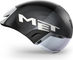 MET Codatronca Zeitfahrhelm - black silver matt glossy | 56 - 58 cm