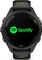 Garmin Forerunner 265S Smartwatch mit Schnellwechsel-Silikon-Armband 18 mm - schwarz