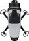 Elite Buta Triathlon Trinkflaschenset 750 ml - transparent-schwarz/750 ml