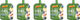 Powerbar PowerGel Smoothie - 5 piezas - banana blueberry