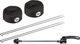 bc basic Set de Roues Mountain XT Disc Center Lock 29" - noir | Set de 29" (avant 15x100 + arrière 10x135) Shimano