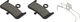 GALFER Bremsbeläge Disc Standard für Hayes - semi-metallisch - Stahl/semi-metallisch