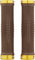 Chromag Squarewave Lock On Lenkergriffe - brown-gold/142 mm