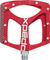 Xpedo Pedales de plataforma ZED - rojo