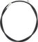 Trickstuff Beta Kevlar Brake Line Kit Banjo / Straight for Piccola - black-silver/900 mm
