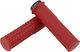 Peaty's Monarch Grips Knurl Lock-On Handlebar Grips - red/thick