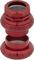 Chris King GripNut Sotto Voce EC30/25,4 - EC30/26 Gewindesteuersatz - red/1"/EC30/25,4 - EC30/26