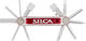 SILCA Herramienta multifuncional Italian Army Knife Tredici Multitool - rojo-plata