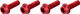 Wolf Tooth Components Tornillos para portabotellas - red