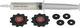 SRAM Keramik Schalträdchen Set für Red 22 / Red - black/11 Zähne