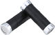 Brooks Slender leather handlebar grips for twist shifters on both sides Mod. 2023 - black/100 mm