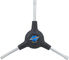 ParkTool Clef en Y pour Écrous de Rayon Internes SW-15 - noir