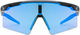 uvex Ultimate Pace Ultra L CV Sportbrille - black matt | buzzy blue