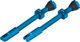 Peaty's Chris King Edition MK2 Tubeless Ventil 2er-Set - turquoise/SV 60 mm