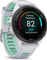 Garmin Forerunner 265S Smartwatch mit Schnellwechsel-Silikon-Armband 18 mm - steinweiß-schwarz