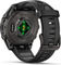 Garmin fenix 8 AMOLED Sapphire Titan GPS 43 mm Multisport-Smartwatch - schwarz-carbongrau
