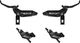 SRAM Motive Silver V+H Set Disc Brake - black anodized/Set/Flip-Flop (non-side-specific)