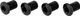 absoluteBLACK Round 1X Chainring for Shimano XT M8000 / SLX M7000 - black/32 