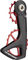 CeramicSpeed Sistema de engranajes OSPW RS 5-Spoke para SRAM RED AXS / Force AXS - red/15 dientes (rueda guía), 19 dientes (rueda tensora)