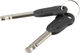 Kryptonite KryptoLok® 2 Integrated Chain bike lock - black-grey-white/95 cm