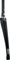 Columbus Futura Gabel Cross - black matt/1 1/8" - 1,5" tapered/28"/12 mm Steckachse/100 mm