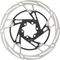 Jagwire Pro LR2-E Disc 6-Loch Bremsscheibe mit Magnet - silver-black/180 mm