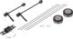bc basic Set de Roues Urban Acera V-Brake DT Swiss 535 28" - noir | Set de 28" (avant 9x100 Dynamo + arrière 10x135) Shimano