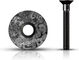rie:sel design stem:cap Top Cap 1 1/8" - ultra black