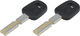 Axa Block XXL Retractable Frame Lock - black