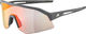 Alpina Sonic HR QV Sports Glasses - midnight grey matt | quattro/varioflex rainbow mirror
