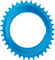 Garbaruk Thread Mount chainring for SRAM XX/XX SL PM 0 mm Oval - blue/36/36 