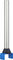 ParkTool Gabel-Dummy DF-1 - silber-blau