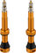 tune Válvula tubeless en set de 2 - naranja/SV 44 mm