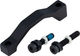 Magura Adaptateur de Frein à Disque pour Disque de 203 mm - noir/PM 7" en PM +23 mm