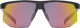 uvex Lunettes de sport Aerios - black mat | mirror red