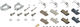 Trickstuff Piccola HD Titanium f+r Set Disc Brake - silver-black/left/right (side-specific)/Set