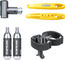 Topeak AirBooster Race Pod X CO2 Pump Set - anthracite-yellow