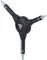 Topeak Clef à 3 Bras en Y Y-Torx Speed Wrench T10 / T25 / T30 - noir