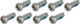 Wolf Tooth Components Plato Elliptical Direct Mount para SRAM 8-Bolt - black/42 